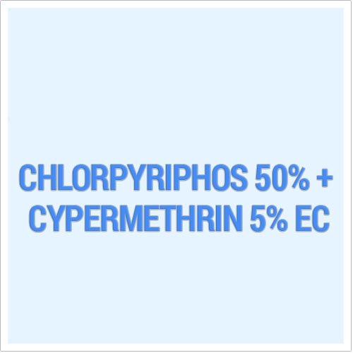 CHLORPYRIPHOS 50% + CYPERMETHRIN 5% EC